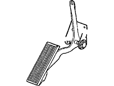 Ram 53032917AA PEDAL Accelerator