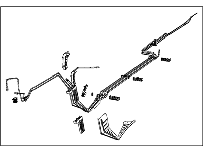 Dodge Challenger Brake Line - 68057672AD