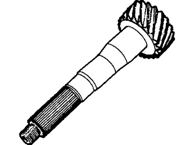 Dodge 4800216AB SHAFT Transfer Gear