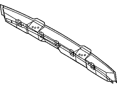 Chrysler 5101256AA REINFORCEMENT Rear Bumper