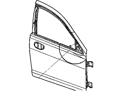 Chrysler Cirrus Door Hinge - 4814463AB