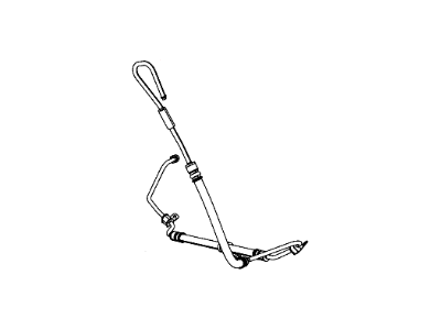 Jeep Grand Cherokee Power Steering Hose - 52124648AH