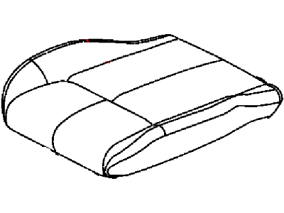 Dodge 5NX60DX9AA COVER Front Seat Cushion