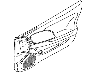 Dodge MR758672 PANEL Door Trim Front