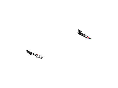 Dodge 55360896AB HINGE Hood