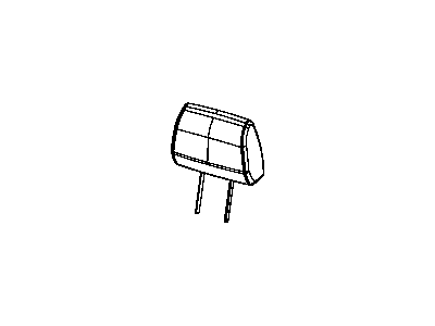 Dodge 1LL50XDVAA HEADREST Rear