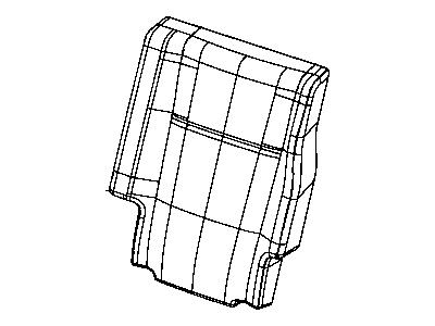Dodge 1LG541DVAA COVER Seat Back 40%