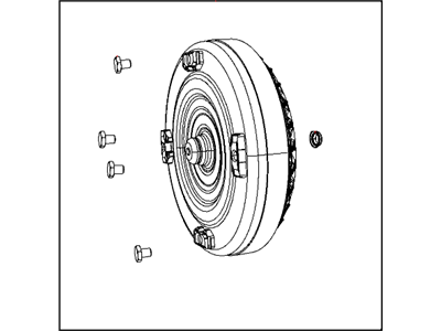 Dodge Grand Caravan Torque Converter - 68103529AA