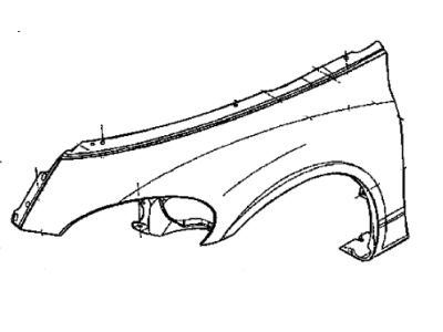 Chrysler PT Cruiser Fender - 5139960AA