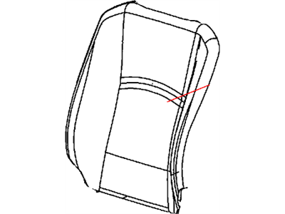 Ram 5MW04LT5AA COVER Front Seat Back