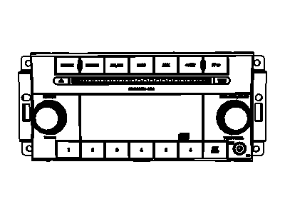 Dodge 5064757AB RADIO AM/FM/DVD/HDD/MP3/RR CAMERA