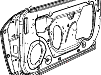 Mopar 68259664AA Door Front