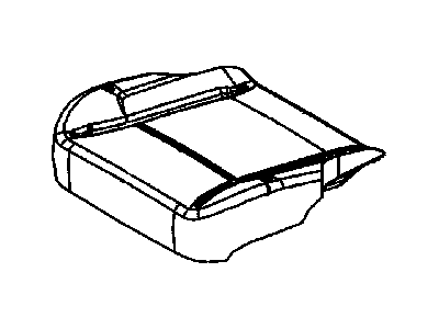 Dodge 5179948AA FOAM Seat Cushion Passenger