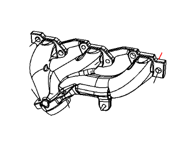 Mopar 4666024AD Manifold Exhaust