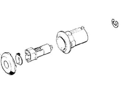 Jeep 83505067 CYLINDER, Door