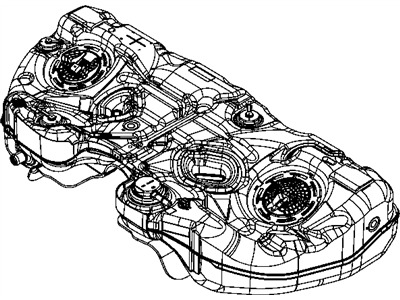 Dodge 68102695AA TANK Fuel