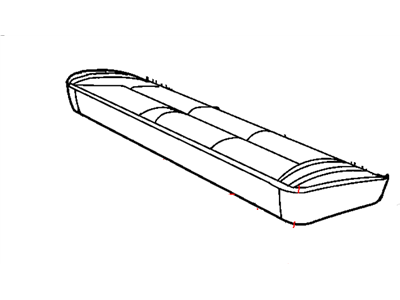 Dodge XG77XDVAA COVER Rear Seat Cushion