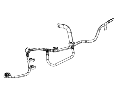 2020 Jeep Wrangler Brake Booster Vacuum Hose - 68289579AC