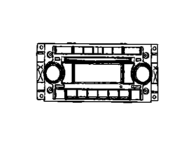 Dodge 5064065AE RADIO AM/FM with CD and Equalizer