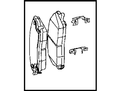 2008 Dodge Magnum Brake Pad - 5142555AA