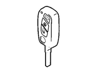 Mopar 68334510AA Key Blank With Transmitter