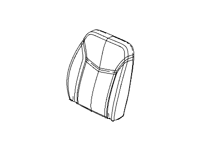 Chrysler 1FK451D5AA COVER Front Seat Back
