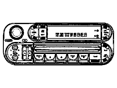 Mopar 5064038AA Radio AM/FM With CD And Equalizer