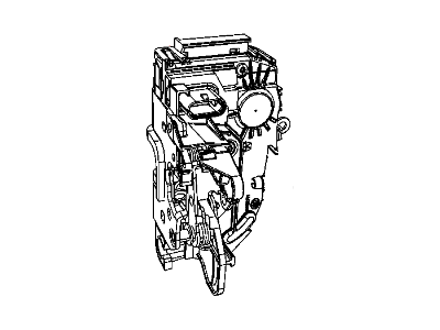 Ram 68071881AB LATCH Front Door