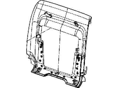 Mopar 1UP05DX9AA Panel Front Seat Back