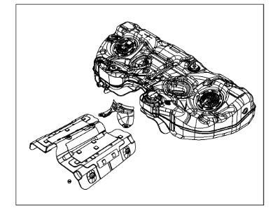 Dodge 68258723AB TANK Fuel