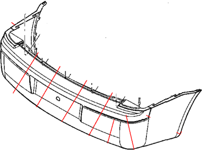 Chrysler Bumper - 5029904AA