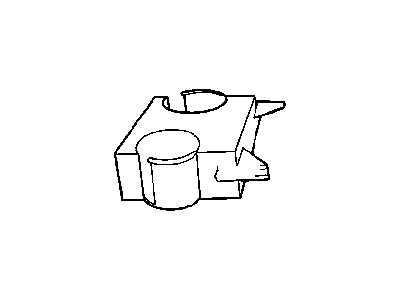 Dodge 5003198AA DRAWER Cupholder