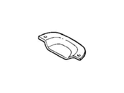 Dodge 5015008AA BEZEL Armrest