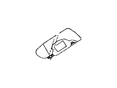 Chrysler PT Cruiser Sun Visor - XC32XDVAC