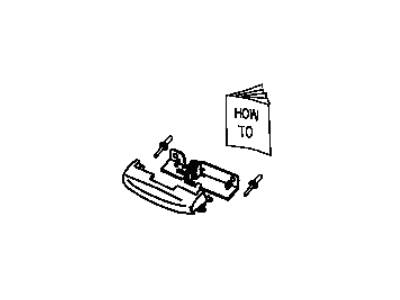 Mopar 5015638AA Repair Kit Armrest Latch Up To 12/16/02, Rivet, Handle, Lock