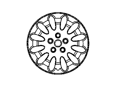 2004 Dodge Intrepid Wheel Cover - WR51PAKAA