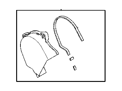 Chrysler Sebring Timing Cover - MD343875