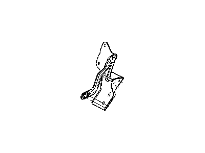 Jeep 68019033AA BRACKET AND HINGE Rear Seat Back 65%