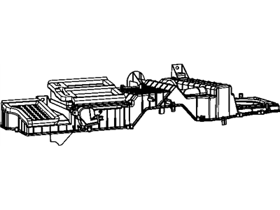 Mopar 68021978AA Housing A/C And Heater Upper: Duct, Seals, Actuator
