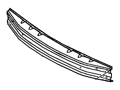 Mopar 5303438AD Reinforcement Front Bumper