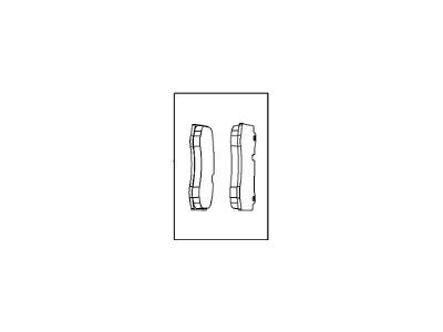 Dodge 68248384AB PAD KIT Front Disc Brake