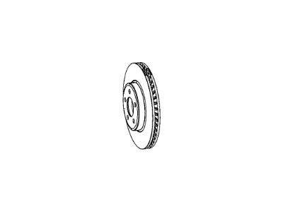 Mopar 68184587AB Rotor Brake Front