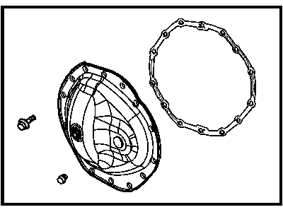 Dodge 5086680AB COVER PACKAGE Differential