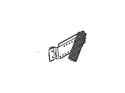 Dodge 4865929AC FOOTREST