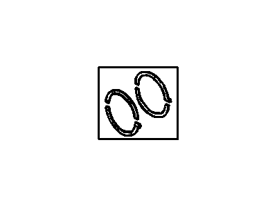 Chrysler Sebring Crankshaft Thrust Washer Set - MD128659