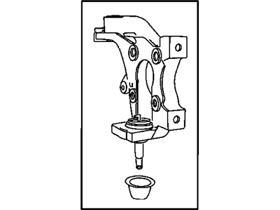 Mopar 5086731AA Knuckle Rear