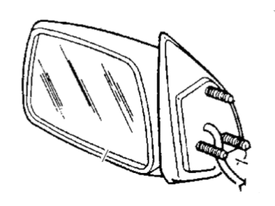 1998 Jeep Grand Cherokee Car Mirror - 4856532