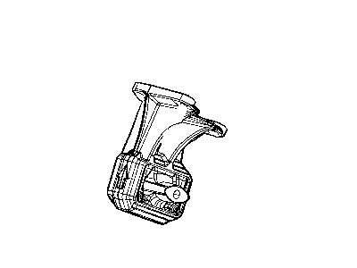 Jeep 4854565AB BRACKET AND INSULATOR Engine Mounting