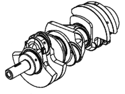 Jeep Crankshaft - 68161320AB