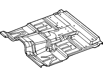 Dodge Floor Pan - 55257449AB